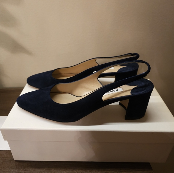 Manolo Blahnik Allurasa 50 Slingback pumps - Picture 3 of 9